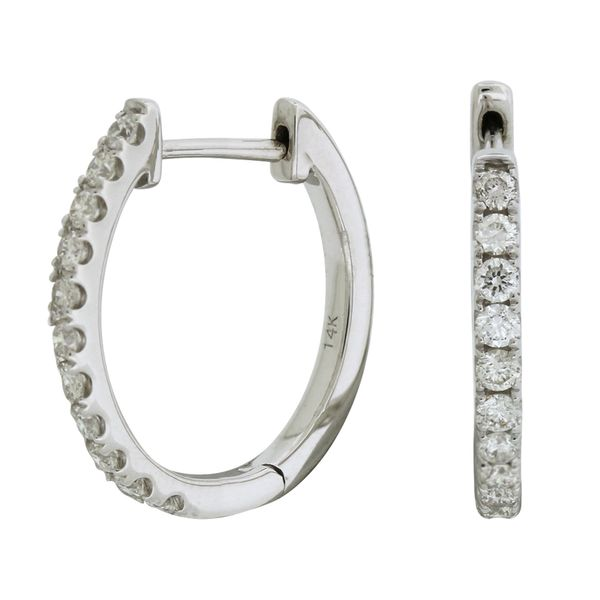 Perfectly Petite Diamond Hoop Earrings Holliday Jewelry Klamath Falls, OR