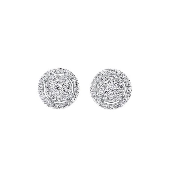 Diamond Cluster Earrings Holliday Jewelry Klamath Falls, OR