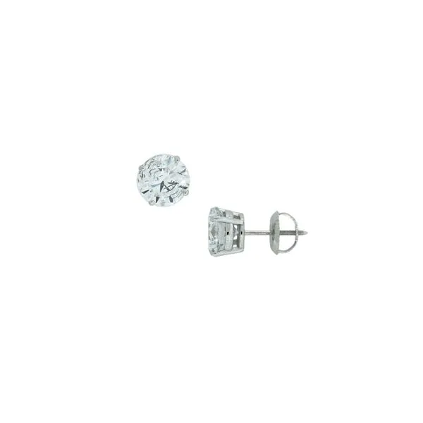Spectacular Laboratory Grown Diamond Solitaire Earrings Holliday Jewelry Klamath Falls, OR