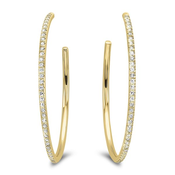 Dainty Diamond Hoop Earrings Holliday Jewelry Klamath Falls, OR