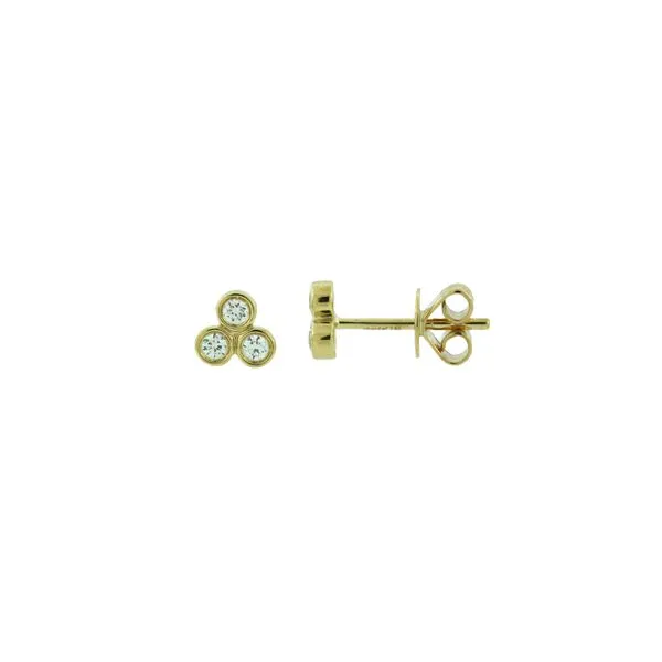 Petite diamond earrings. Holliday Jewelry Klamath Falls, OR