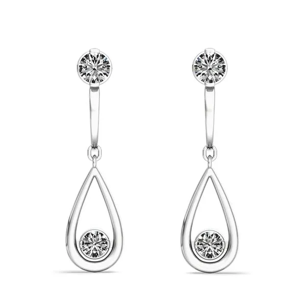 Drop-style diamond earrings Holliday Jewelry Klamath Falls, OR