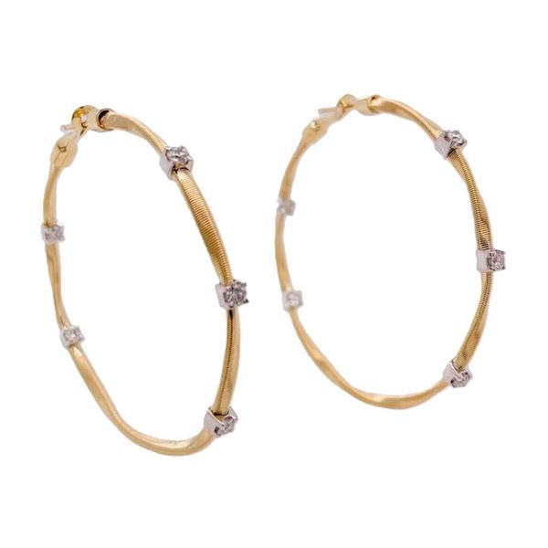 14KY .59 CTW DIAMOND HOOP EARRINGS Holliday Jewelry Klamath Falls, OR