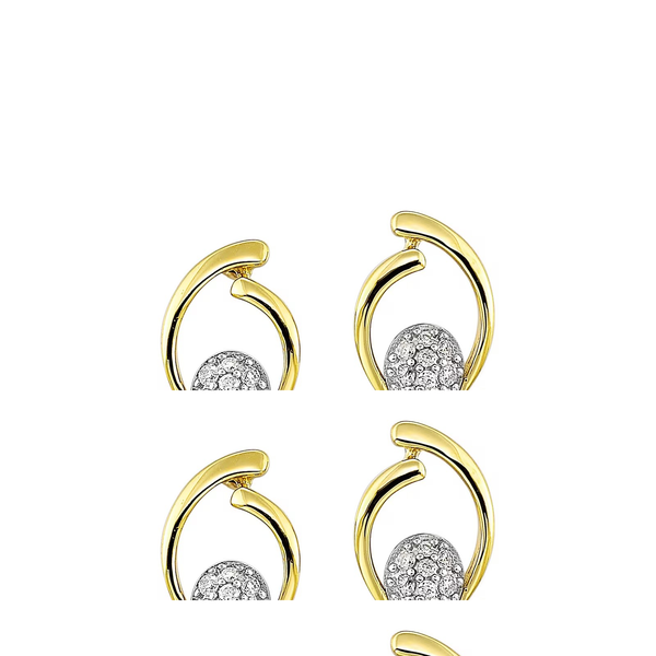 10KY .10 CTW DIAMOND PAVE EARRINGS Holliday Jewelry Klamath Falls, OR