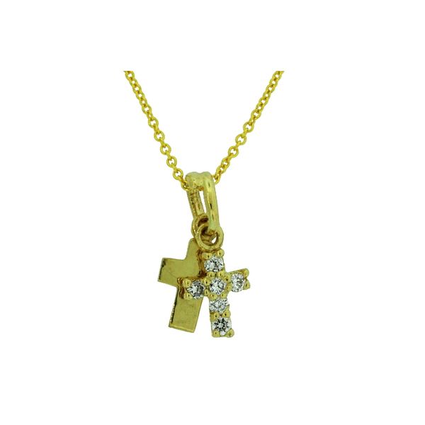 Alex A Diamond Cross Pendant Holliday Jewelry Klamath Falls, OR