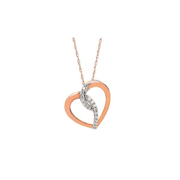Diamond heart pendant. Holliday Jewelry Klamath Falls, OR
