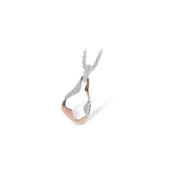 Allison Kaufman freeform design diamond pendant. Holliday Jewelry Klamath Falls, OR