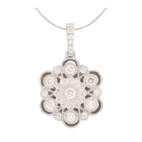 Vintage style Cherie Dori diamond pendant. Holliday Jewelry Klamath Falls, OR