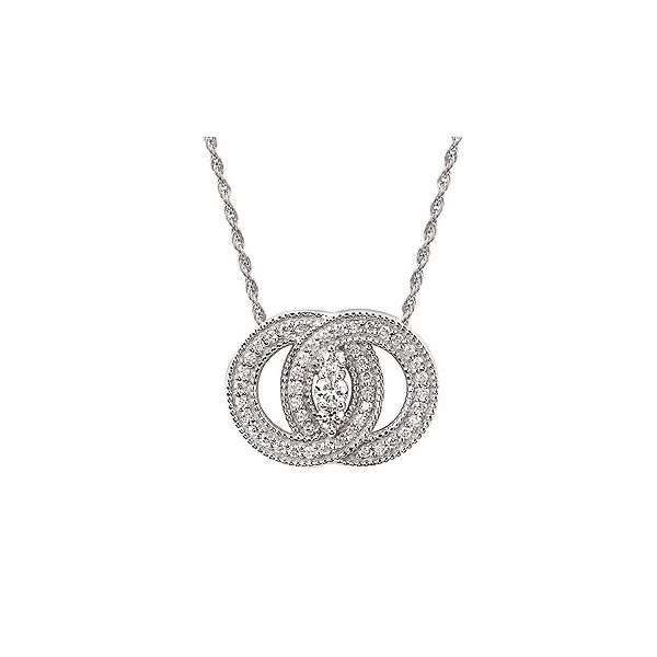 Diamond Marriage symbol necklace. Holliday Jewelry Klamath Falls, OR
