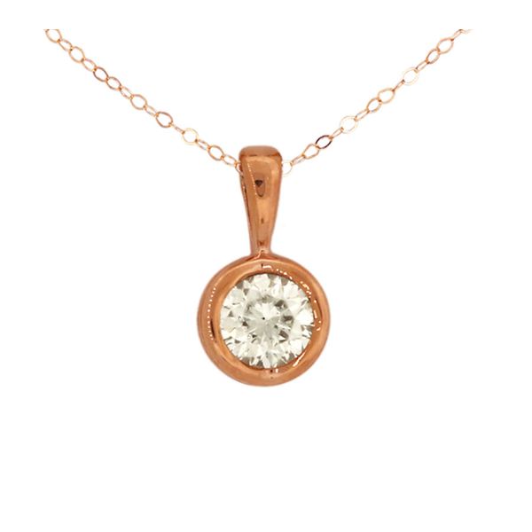 Beautiful solitaire diamond pendant. Holliday Jewelry Klamath Falls, OR