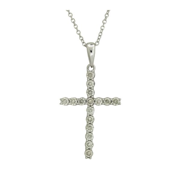Diamond cross pendant. Holliday Jewelry Klamath Falls, OR