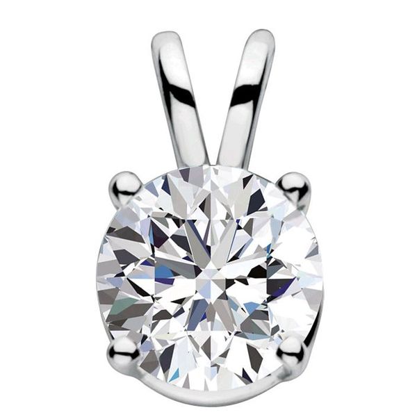 I Love You solitaire diamond pendant. Holliday Jewelry Klamath Falls, OR