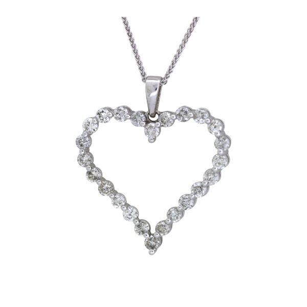 1 carat total weight diamond heart pendant. Holliday Jewelry Klamath Falls, OR