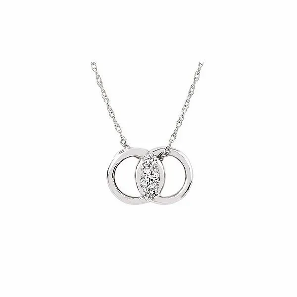 Diamond Marriage Symbol pendant. Holliday Jewelry Klamath Falls, OR