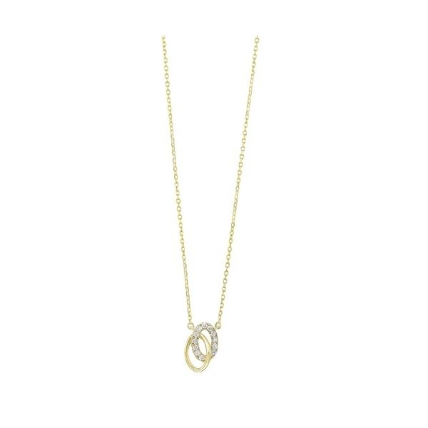 Interlocking ovals diamond necklace. Holliday Jewelry Klamath Falls, OR