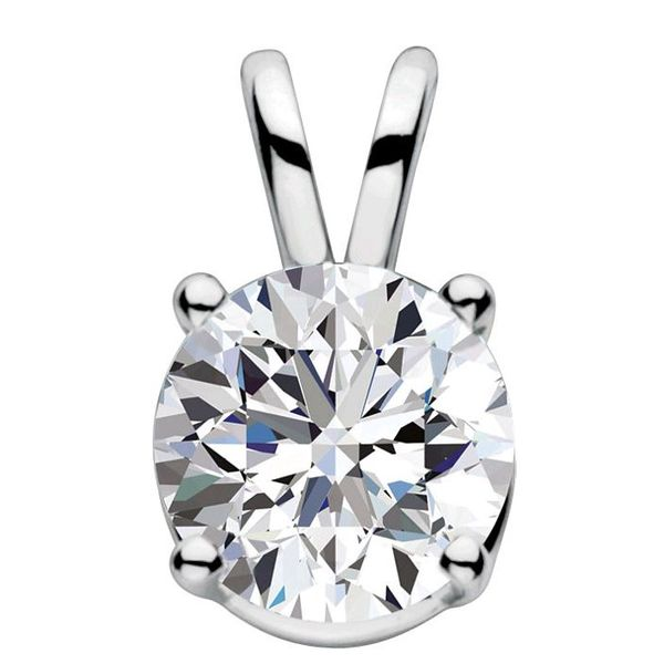 I Love You Inscribed Solitaire Diamond Pendant Holliday Jewelry Klamath Falls, OR