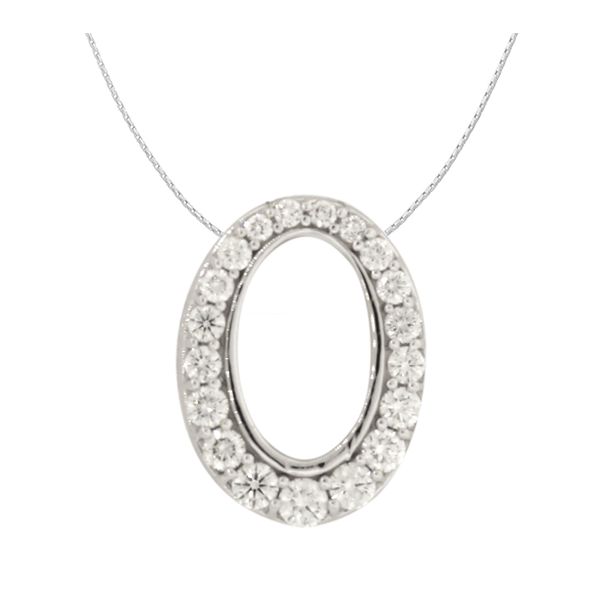 Stunning oval diamond pendant. Holliday Jewelry Klamath Falls, OR