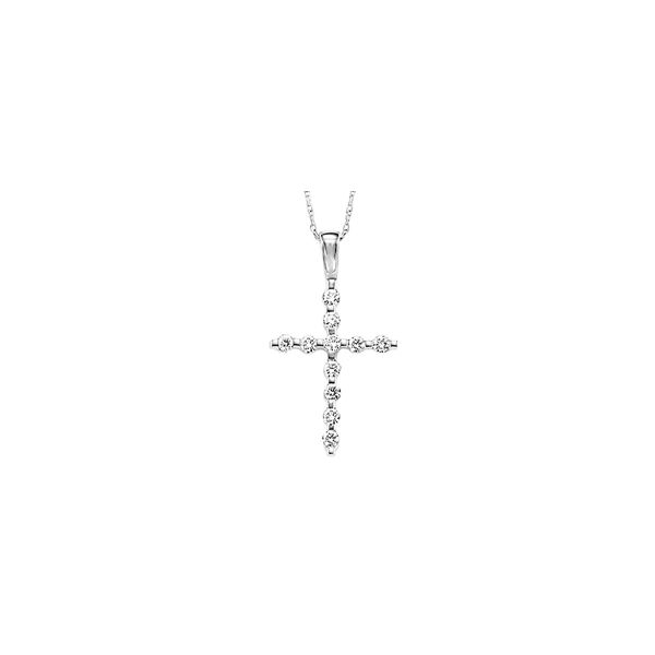 Diamond cross necklace. Holliday Jewelry Klamath Falls, OR