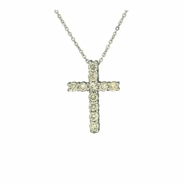 Diamond cross pendant. Holliday Jewelry Klamath Falls, OR