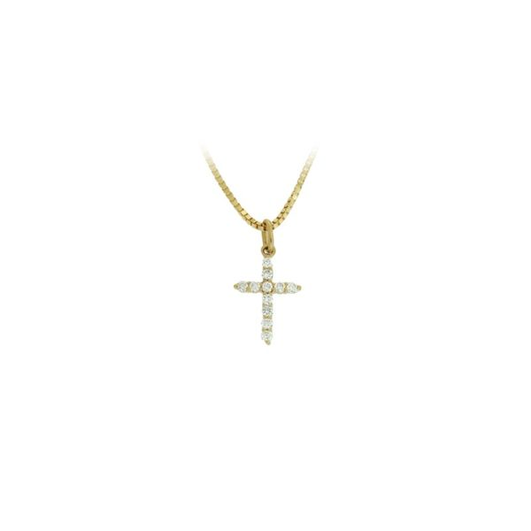 Simply lovely diamond cross pendant. Holliday Jewelry Klamath Falls, OR