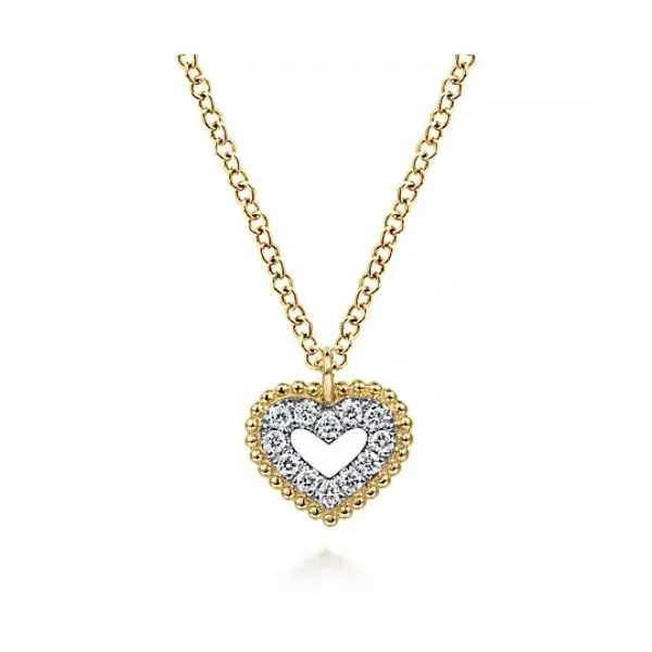 Stunning Gabrie & Co. Diamond Bujukan Heart Pendant Holliday Jewelry Klamath Falls, OR