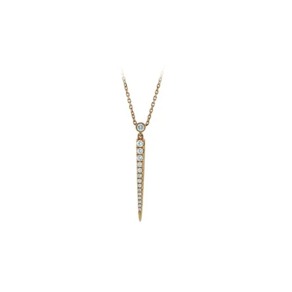 Striking Graduated Diamond Spike Pendant Holliday Jewelry Klamath Falls, OR