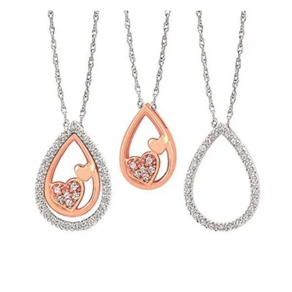 Multiply Your Choices Tear Drop Diamond Enhancer Pendant Holliday Jewelry Klamath Falls, OR