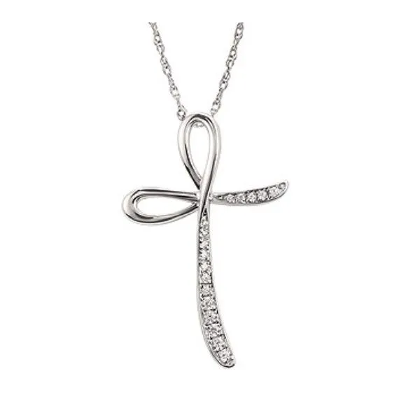 Lovely Diamond Cross Pendant Holliday Jewelry Klamath Falls, OR