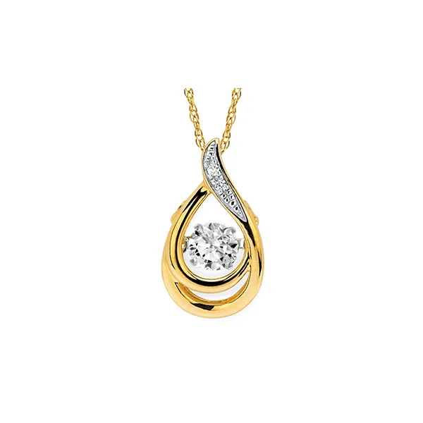 Shining and Shimmering Diamond Drop Pendant Holliday Jewelry Klamath Falls, OR