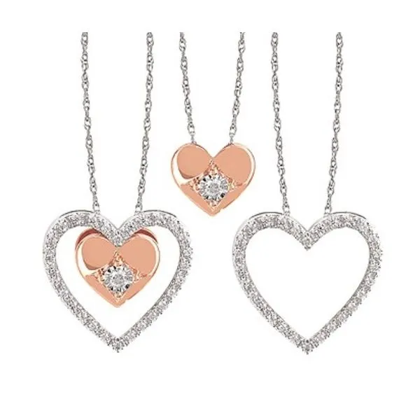 Warm Diamond Heart Enhancer Pendant Holliday Jewelry Klamath Falls, OR