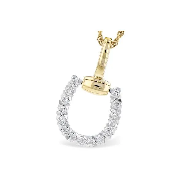 Astonishing Diamond Two Tone Horseshoe Pendant Holliday Jewelry Klamath Falls, OR