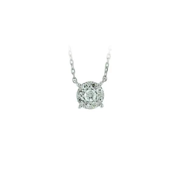 Elegant Diamond Cluster Pendant Holliday Jewelry Klamath Falls, OR