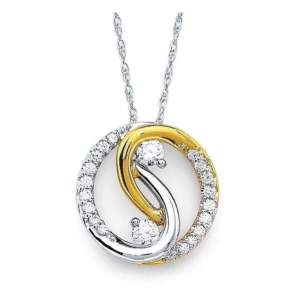 Dazzling two-tone diamond pendant Holliday Jewelry Klamath Falls, OR