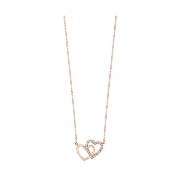 Glistening Double Heart Necklace Holliday Jewelry Klamath Falls, OR