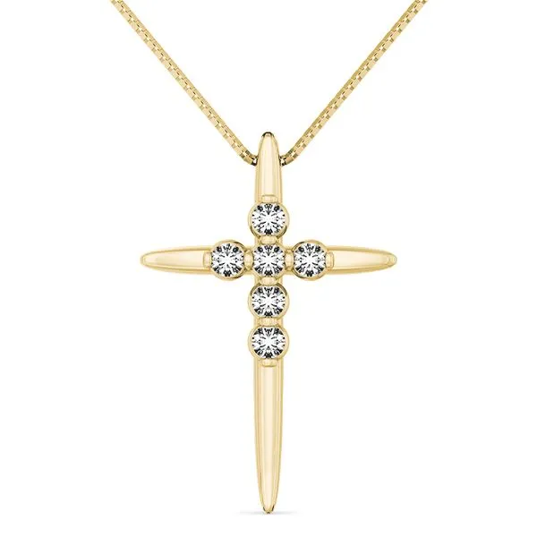 Diamond accented cross pendant. Holliday Jewelry Klamath Falls, OR
