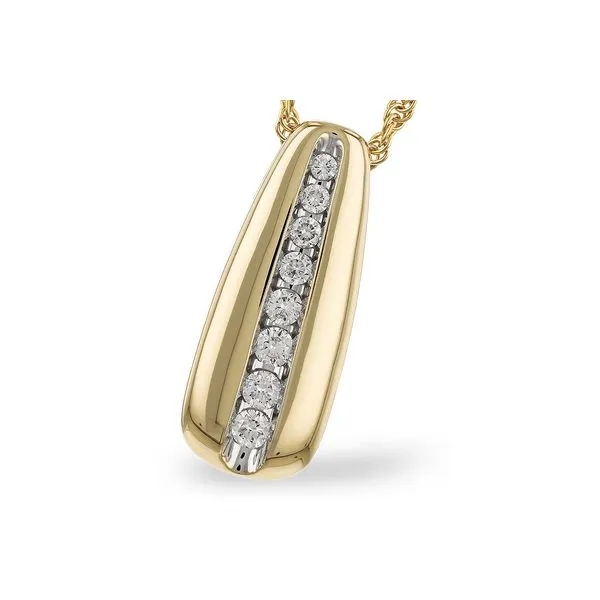 Bold 14k gold and diamond pendant Holliday Jewelry Klamath Falls, OR