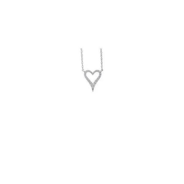 Lovable Diamond Heart Pendant Holliday Jewelry Klamath Falls, OR