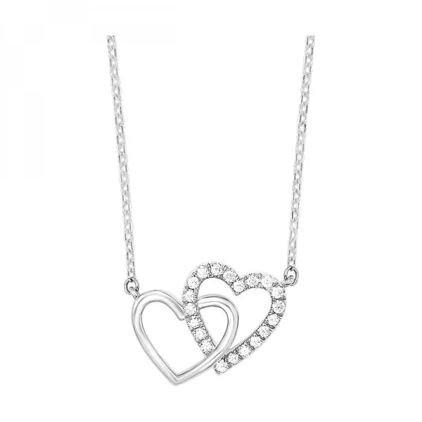 Glistening Double Heart Necklace Holliday Jewelry Klamath Falls, OR