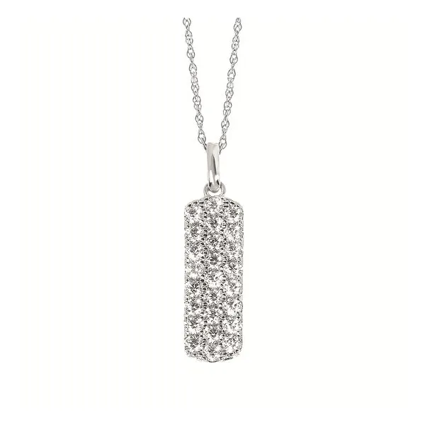 Dazzling 14kw diamond cluster style pendant Holliday Jewelry Klamath Falls, OR