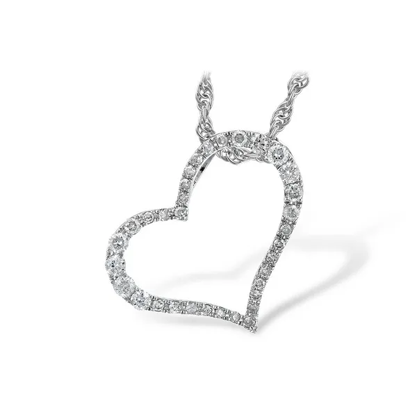 Beautiful open diamond heart pendant Holliday Jewelry Klamath Falls, OR