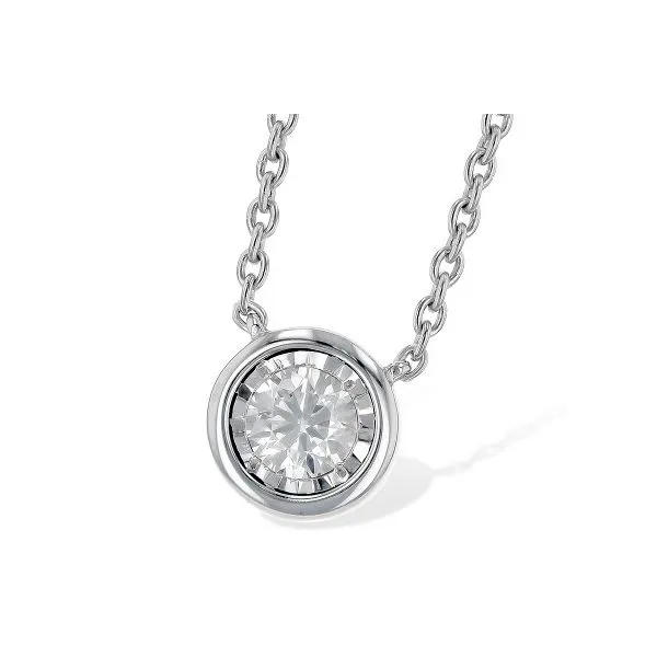 Simply Lovely Bezel Set Solitaire Pendant Holliday Jewelry Klamath Falls, OR