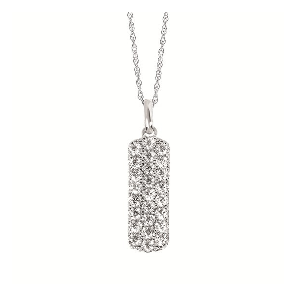 Dazzling 14kw diamond cluster style pendant Holliday Jewelry Klamath Falls, OR