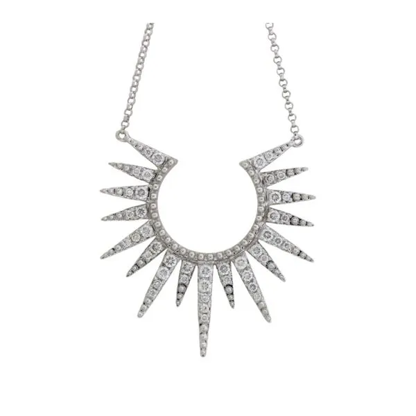 Modern Cherie Dori diamond sunbusrt necklace Holliday Jewelry Klamath Falls, OR