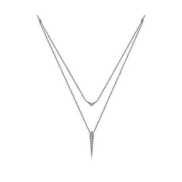 Layer up with this diamond necklace from Gabriel & Co. Holliday Jewelry Klamath Falls, OR