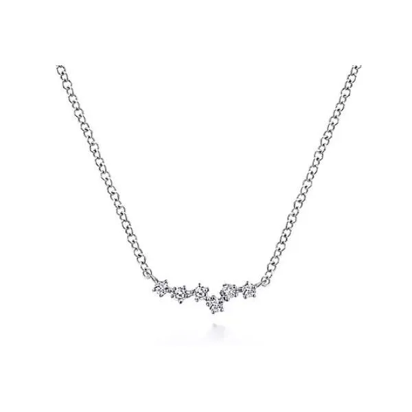 Eye Catching Diamond Constellation Necklace by Gabriel & Co. Holliday Jewelry Klamath Falls, OR