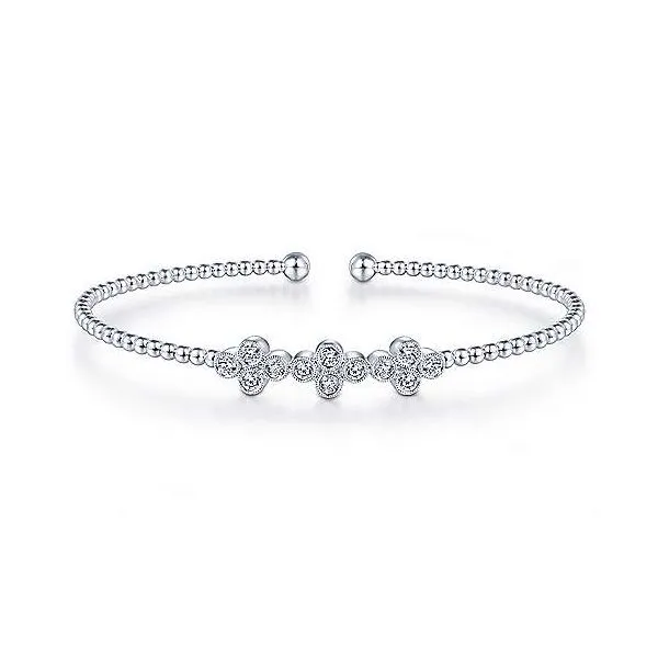 Gabriel & Co. diamond cuff bracelet. Holliday Jewelry Klamath Falls, OR