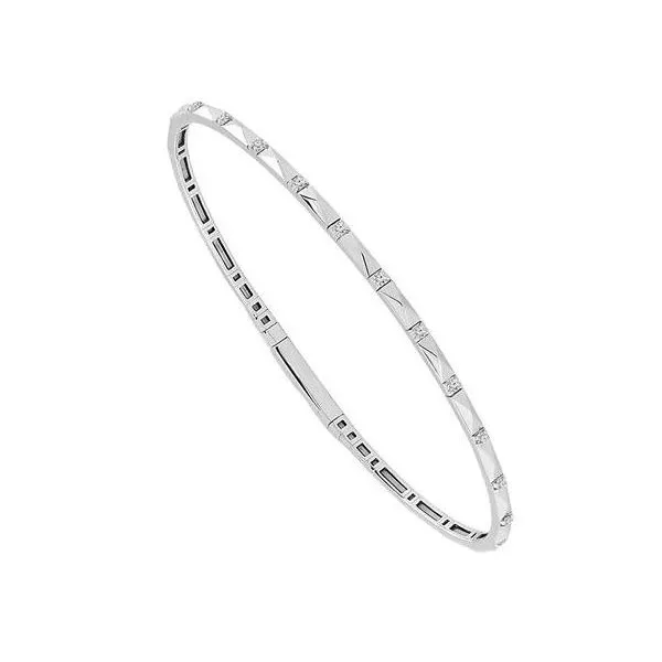 Lovely Flexible Diamond Bangle Bracelet Holliday Jewelry Klamath Falls, OR