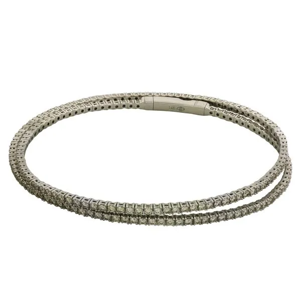 Fantastic Double Row Flexible bangle Diamond Bracelet Holliday Jewelry Klamath Falls, OR