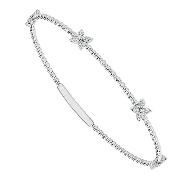 Dainty flower 14kw diamond bracelet Holliday Jewelry Klamath Falls, OR