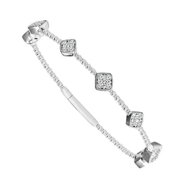 Fashionable 14kw flexible station style diamond band Holliday Jewelry Klamath Falls, OR
